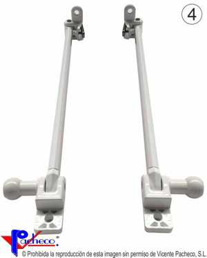 Juego Brazos stor para balcón de 50 ctms. Juego Brazos stor para balcón de 50 ctms.